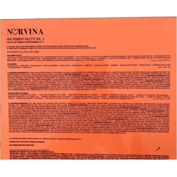 NEW Anastasia Beverly Hills NORVINA® Pro Pigment Palette Vol. 3 ABH Eyeshadow - Picture 10 of 10